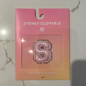 Stoney Clover Lane x Target letter S sticker patch